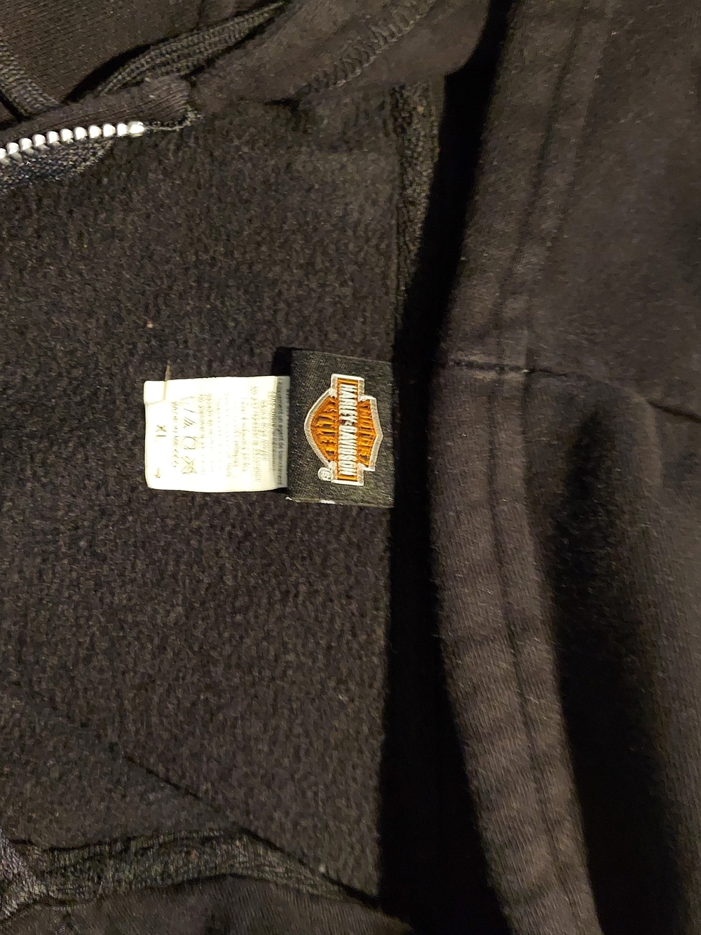 Women's Harley-Davidson Black Zip-Up Hoodie